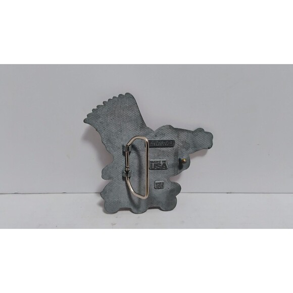 VTG 90’S AUTHENTIC PRODUCT MADE IN USA BART SIMPSON METAL ENAMELED BELT BUCKLE - Picture 3 of 5